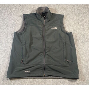 The North Face NF Apex Bionic Windwall Softshell Vest Black Jacket Mens Sz M